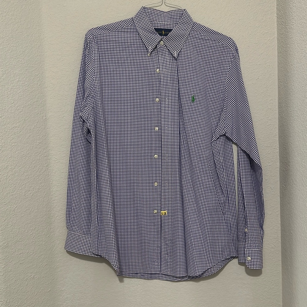 Purple Ralph Lauren Button Down Polo